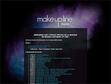 Tablet Screenshot of presse.makeupline.com